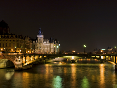 paris at night wallpaper. paris bridge at night